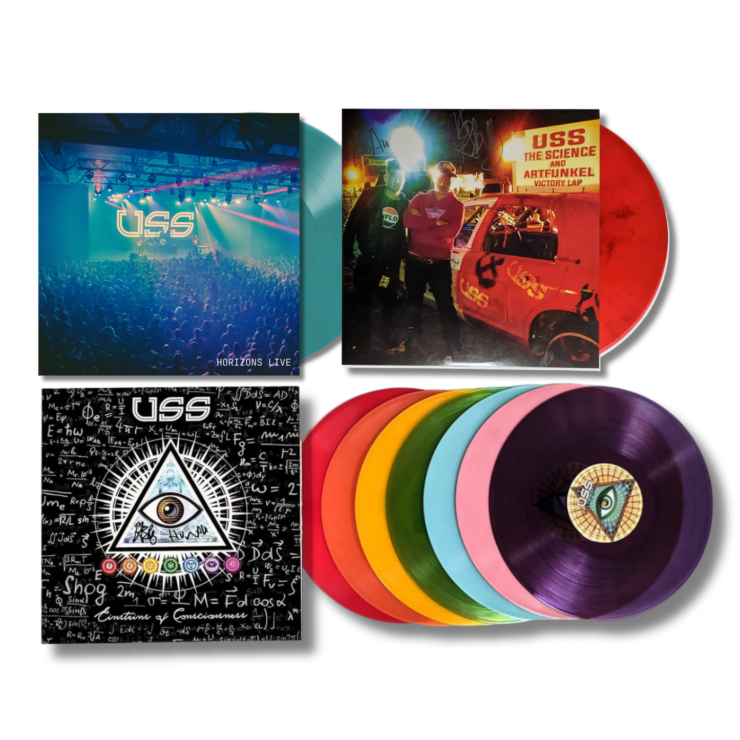 USS Ultimate Vinyl Bundle (1 HORIZONS LIVE, 1 Einsteins of Consciousness, 1 The Science & Artfunkel Victory Lap)